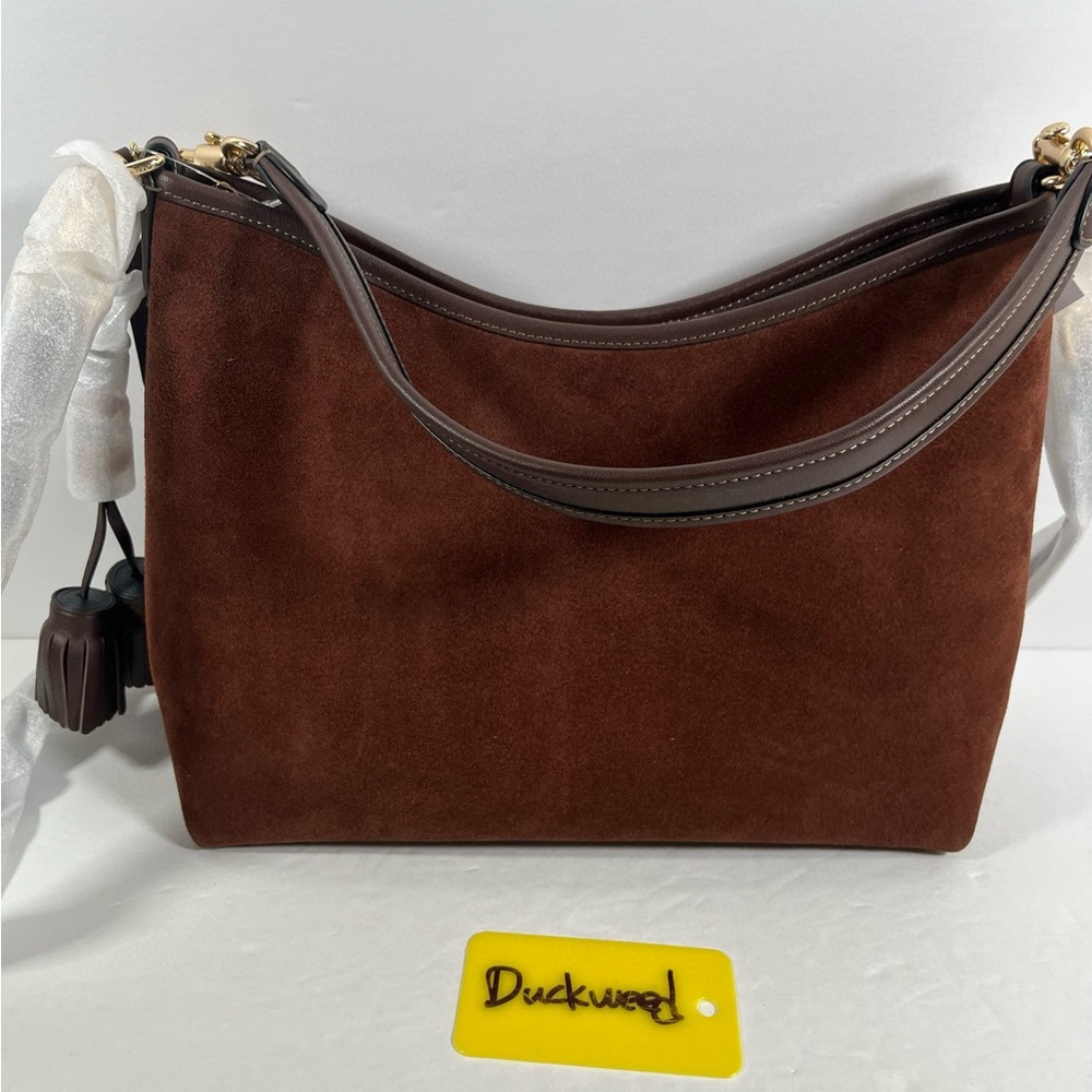 Coach Laurel Shoulder Bag With Tassels NWT - Picture 3 of 11